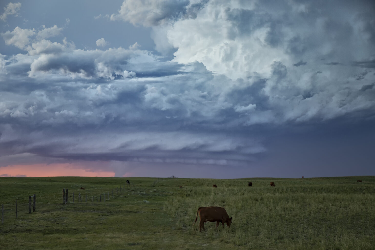 June 23rd Neptune, Saskatchewan Tornado Warned Supercell